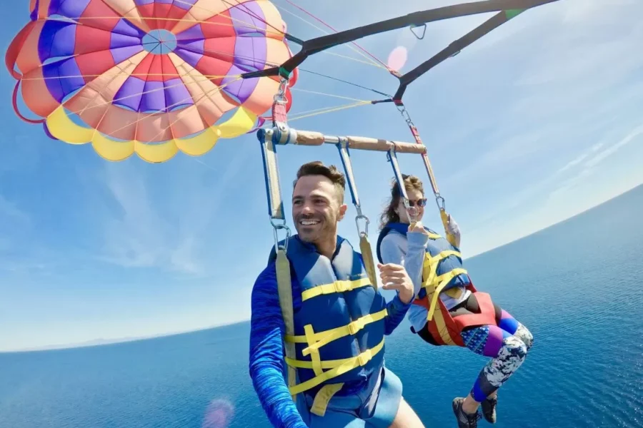 Parasailing for two people